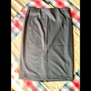 Philosophy Dark Gray Midi Pencil Skirt Size 4